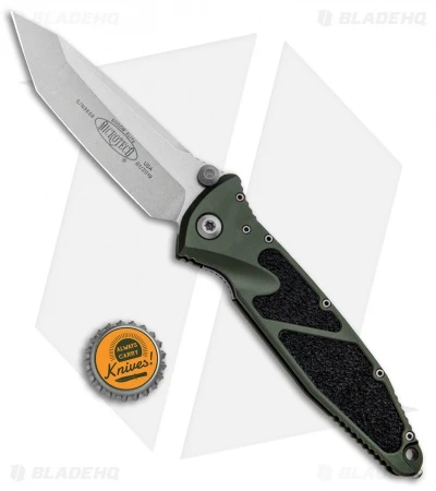 Microtech Socom Elite Tanto Manual Knife OD Green (4" Stonewash) 161-10OD 6 Microtech Socom Elite Tanto Manual Knife OD Green (4" Stonewash) 161-10OD - Image 4