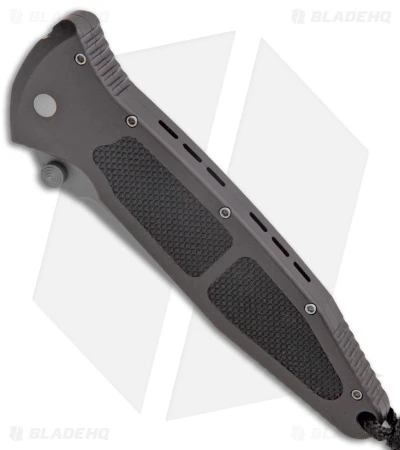 Microtech Socom Liner Lock Knife Black Aluminum (4" Bead Blasted ATS-34) 4 Microtech Socom Liner Lock Knife Black Aluminum (4" Bead Blasted ATS-34) - Image 2