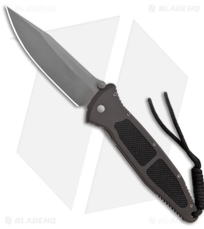 Microtech Socom Liner Lock Knife Black Aluminum (4" Bead Blasted ATS-34) 3 Microtech Socom Liner Lock Knife Black Aluminum (4" Bead Blasted ATS-34)