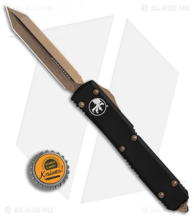 Microtech Spartan Ultratech OTF Automatic Knife Black (3.4" Bronze) 223-13 6 Microtech Spartan Ultratech OTF Automatic Knife Black (3.4" Bronze) 223-13 - Image 4