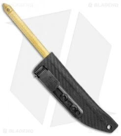 Microtech TAC-P Gold Tactical Spike 112-1TINS -Microtech Microtech TAC P Gold Tactical Spike 112 1 TINS BHQ 135910 jr sheath