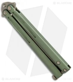 Microtech -Microtech Microtech Tachyon III Balisong Butterfly OD Green Bronze 173 13OD BHQ 74511 jr spine