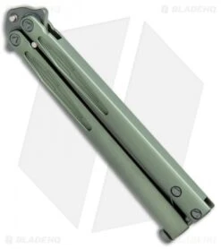 Microtech Tachyon III Balisong Butterfly OD Green (4.5" OD Green) 173-1GR -Microtech Microtech Tachyon III Balisong Butterfly OD Green OD Green 173 1GR BHQ 75223 jr spine