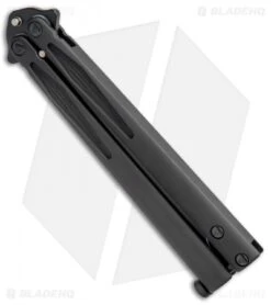 Microtech Tachyon III Balisong Butterfly Knife Tactical (4.5" Black Serr) 173-2T -Microtech Microtech Tachyon III Balisong Butterfly Tactical Black Serr 173 2T BHQ 76598 jr spine