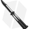 Microtech Tachyon III Balisong Butterfly Knife Venom (4.5" Black/White) 173-1VM -Microtech Microtech Tachyon III Venom black white BHQ 71367 er