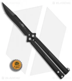 Microtech Tachyon III Balisong Butterfly Knife (4.5" Black) 173-1 9 Microtech Tachyon III Balisong Butterfly Knife (4.5" Black) 173-1 -Microtech Microtech Tachyon III black BHQ 77792 er bottlecap