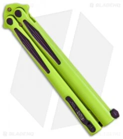 Microtech Tachyon III Balisong Butterfly Incredible (4.5" Green/Purple) 173-1IH 8 Microtech Tachyon III Balisong Butterfly Incredible (4.5" Green/Purple) 173-1IH -Microtech Microtech Tachyon III incredible green purple 1731IH BHQ 68760 er side