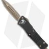 Microtech Troodon D/E OTF Automatic Knife Black (3" Bronze Apoc) 138-13AP -Microtech Microtech Troodon DE Black Bronze Apocalyptic 138 13AP BHQ 135900 jr