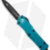Microtech Troodon D/E OTF Automatic Knife Turquoise (3" Black) 138-1 TQ
