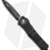 Microtech Troodon Dagger D/E OTF Automatic Knife Tactical (3" Black) 138-1T