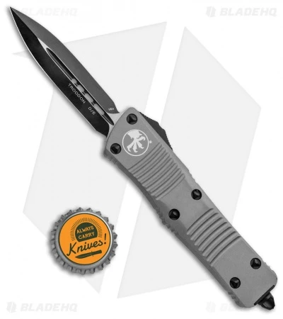 Microtech Troodon D/E OTF Automatic Knife Gray (3" Black) 6 Microtech Troodon D/E OTF Automatic Knife Gray (3" Black) - Image 4