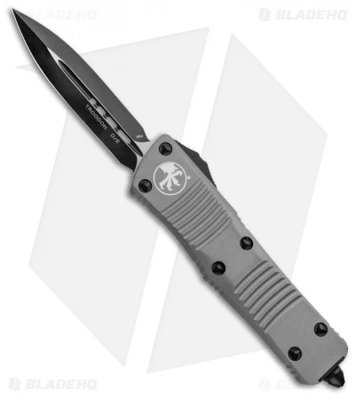Microtech Troodon D/E OTF Automatic Knife Gray (3" Black) 3 Microtech Troodon D/E OTF Automatic Knife Gray (3" Black)