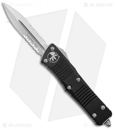 Microtech Troodon D/E OTF Automatic Knife (3" Stonewash Serr) 138-11 3 Microtech Troodon D/E OTF Automatic Knife (3" Stonewash Serr) 138-11
