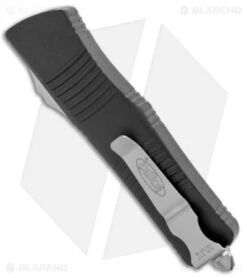 Microtech Troodon D/E OTF Automatic Knife (3" Satin Double Full Serr) 138-D6 -Microtech Microtech Troodon DE OTF Auto Satin Double Full Serr 138 D6 BHQ 105404 jr side