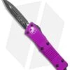 Microtech Troodon D/E OTF Automatic Knife Violet (3" Black) -Microtech Microtech Troodon DE OTF Auto Violet Black 138 1VI BHQ 97884 jr