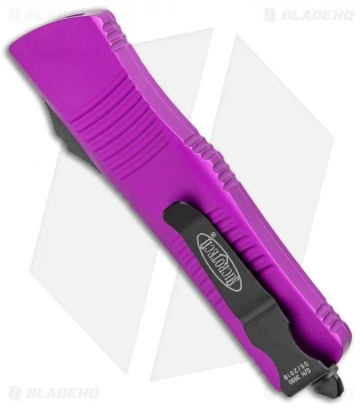 Microtech Troodon D/E OTF Automatic Knife Violet (3" Black) 5 Microtech Troodon D/E OTF Automatic Knife Violet (3" Black) - Image 3