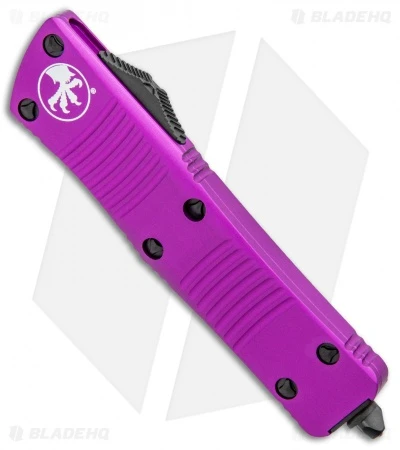Microtech Troodon D/E OTF Automatic Knife Violet (3" Black) 4 Microtech Troodon D/E OTF Automatic Knife Violet (3" Black) - Image 2