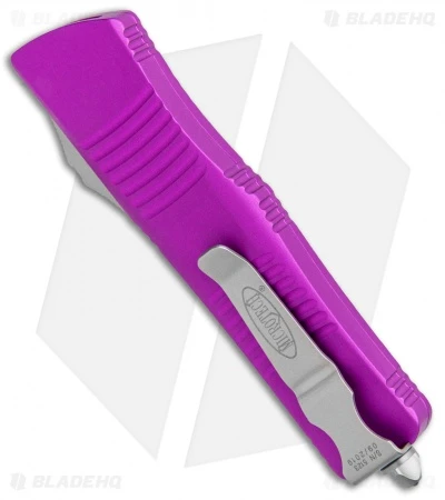 Microtech Troodon D/E OTF Automatic Knife Violet (3" Stonewash) 5 Microtech Troodon D/E OTF Automatic Knife Violet (3" Stonewash) - Image 3