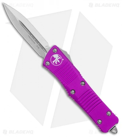 Microtech Troodon D/E OTF Automatic Knife Violet (3" Stonewash) 3 Microtech Troodon D/E OTF Automatic Knife Violet (3" Stonewash)