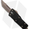 Microtech Mini Troodon Hellhound OTF Automatic Knife Black (1.9" Bronze) 819-13S