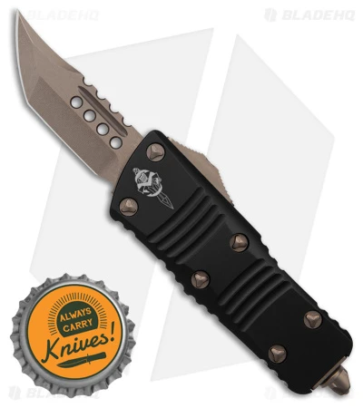 Microtech Mini Troodon Hellhound OTF Automatic Knife Black (1.9" Bronze) 819-13S 6 Microtech Mini Troodon Hellhound OTF Automatic Knife Black (1.9" Bronze) 819-13S - Image 4