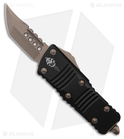 Microtech Mini Troodon Hellhound OTF Automatic Knife Black (1.9" Bronze) 819-13S 3 Microtech Mini Troodon Hellhound OTF Automatic Knife Black (1.9" Bronze) 819-13S