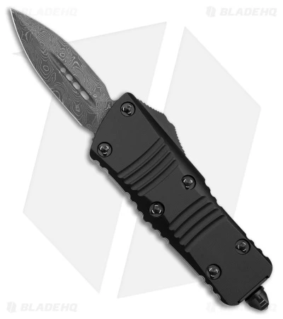 Microtech Troodon Mini D/E Signature Series OTF Automatic Knife(1.9" Damascus) 3 Microtech Troodon Mini D/E Signature Series OTF Automatic Knife(1.9" Damascus)