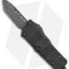Microtech Signature Series Troodon Mini T/E CA Legal OTF Auto Black (1.9" Dam) -Microtech Microtech Troodon Mini TE CA Legal OTF Black Damascus BHQ 118373 jr