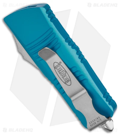 Microtech Troodon Mini D/E CA Legal OTF Auto Knife Turquoise (1.9" Stonewash) 5 Microtech Troodon Mini D/E CA Legal OTF Auto Knife Turquoise (1.9" Stonewash) - Image 3