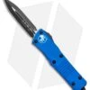 Microtech Troodon D/E OTF Automatic Knife Blue (3" Black) 138-1BL