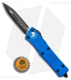 Microtech Troodon D/E OTF Automatic Knife Blue (3" Black) 138-1BL 9 Microtech Troodon D/E OTF Automatic Knife Blue (3" Black) 138-1BL -Microtech Microtech Troodon OTF Auto Blue Dagger 138 1BL BHQ 12921 ns bottlecap