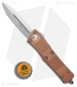 Microtech Troodon D/E OTF Automatic Knife Tan (3" Stonewash) 138-10TA 9 Microtech Troodon D/E OTF Automatic Knife Tan (3" Stonewash) 138-10TA -Microtech Microtech Troodon OTF Auto Tan Dagger 138 10TA BHQ 27161 ns bottlecap
