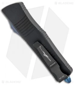 Microtech Troodon OTF S/E Automatic Knife (3" Damascus) 139-16TI -Microtech Microtech Troodon OTF SE Auto Damascus 139 16Ti BHQ 94592 jr side