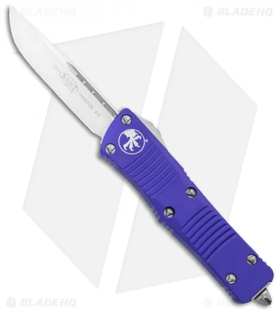 Microtech Troodon OTF S/E Automatic Knife Purple (3" Satin) 3 Microtech Troodon OTF S/E Automatic Knife Purple (3" Satin)