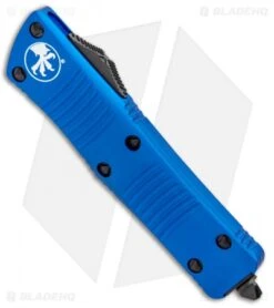 Microtech Troodon S/E OTF Automatic Knife Blue (3" Black) 139-1BL -Microtech Microtech Troodon SE OTF Auto Blue Black 139 1BL BHQ 12629 jr spine