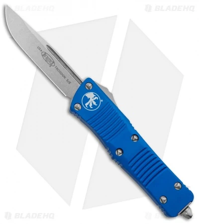 Microtech Troodon S/E OTF Automatic Knife Blue (3" Stonewash) 139-10BL 3 Microtech Troodon S/E OTF Automatic Knife Blue (3" Stonewash) 139-10BL