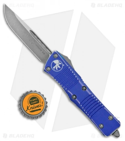 Microtech Troodon S/E OTF Automatic Knife Purple Distressed (3" Apocalyptic) 6 Microtech Troodon S/E OTF Automatic Knife Purple Distressed (3" Apocalyptic) - Image 4