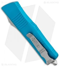 Microtech Troodon S/E OTF Automatic Knife Turquoise (3" Satin) 139-4TQ -Microtech Microtech Troodon SE OTF Auto Turquoise 139 4TQ BHQ 92998 jr side