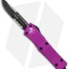 Microtech Troodon S/E OTF Automatic Knife Violet (3" Black Serr) 139-2VI