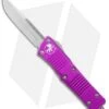 Microtech Troodon S/E OTF Automatic Knife Violet (3" Stonewash) -Microtech Microtech Troodon SE OTF Auto Violet SW 139 10VI BHQ 97930 jr