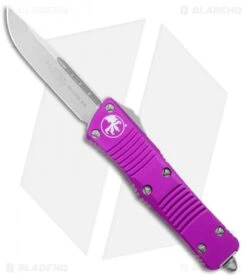Microtech Troodon S/E OTF Automatic Knife Violet (3" Stonewash)