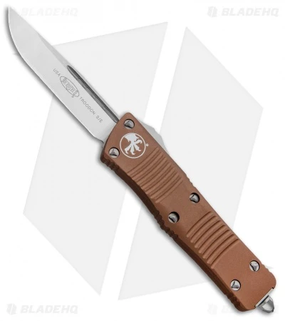 Microtech Troodon S/E OTF Automatic Knife Tan (3" Satin) 139-4 TA 3 Microtech Troodon S/E OTF Automatic Knife Tan (3" Satin) 139-4 TA