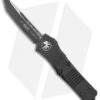 Microtech Troodon Tanto OTF Automatic Knife Tactical Black (3" Black) 140-1T