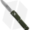 Microtech UTX-70 S/E OTF Automatic Knife OD Green (2.4" Stonewash) 148-10OD -Microtech Microtech UTX 70 D A OTF S E Automatic Knife OD Green 2in SW BHQ 98311 td