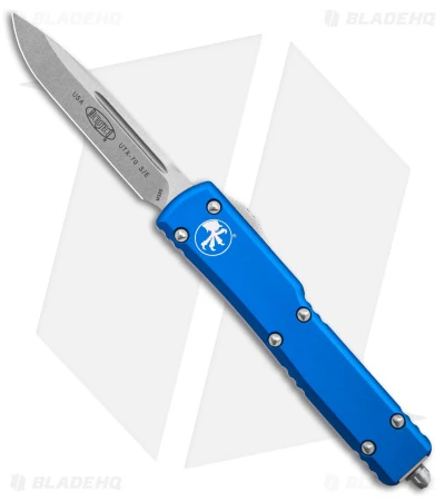 Microtech UTX-70 D/A S/E OTF Automatic Knife Blue (2.4" Stonewash) 148-10BL 3 Microtech UTX-70 D/A S/E OTF Automatic Knife Blue (2.4" Stonewash) 148-10BL