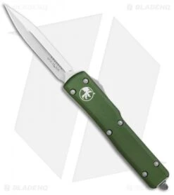 Microtech UTX-70 D/E OTF Automatic Knife OD Green CC (2.4" Satin)