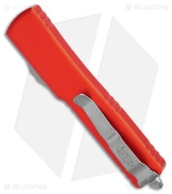 Microtech UTX-70 D/E OTF Automatic Knife Orange (2.4" Apocalyptic) 8 Microtech UTX-70 D/E OTF Automatic Knife Orange (2.4" Apocalyptic) -Microtech Microtech UTX 70 DE OTF AK Orange 2in Apocalyptic BHQ 176102 td side