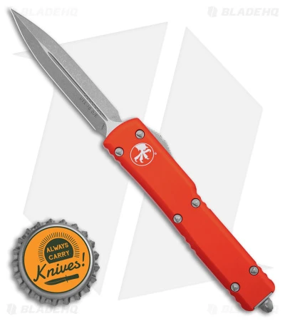 Microtech UTX-70 D/E OTF Automatic Knife Orange (2.4" Apocalyptic) 6 Microtech UTX-70 D/E OTF Automatic Knife Orange (2.4" Apocalyptic) - Image 4