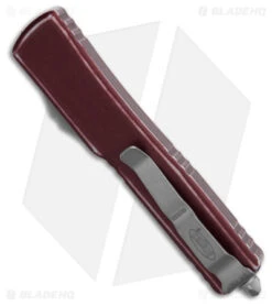 Microtech UTX-70 D/E OTF Automatic Knife Distressed Merlot (2.4" Apocalyptic ) 8 Microtech UTX-70 D/E OTF Automatic Knife Distressed Merlot (2.4" Apocalyptic ) -Microtech Microtech UTX 70 DE OTF Automatic Knife Distressed Merlot 2.4in Apocalyptic BHQ 181704 hd side