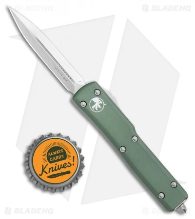 Microtech UTX-70 D/E OTF Automatic Knife OD Green (2.4" Stonewash) 147-10OD 6 Microtech UTX-70 D/E OTF Automatic Knife OD Green (2.4" Stonewash) 147-10OD - Image 4